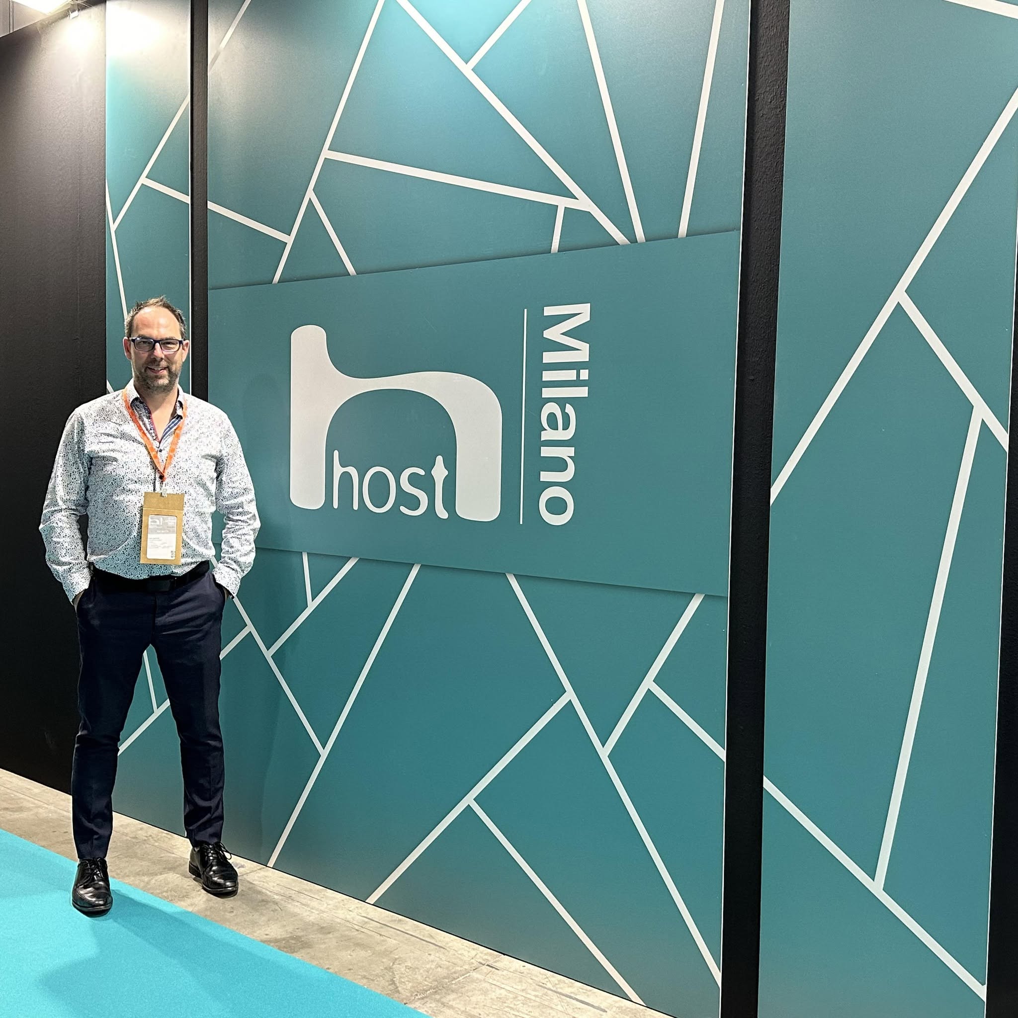Dino Bertin au salon Host Milano